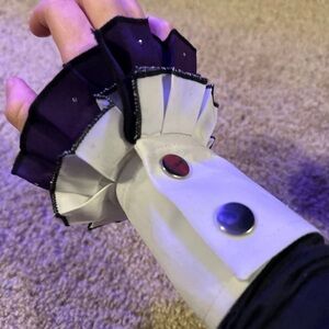 Maid cafe lolita fashion dress Japan Idol Halloween Cosplay Costume wrist cuffs